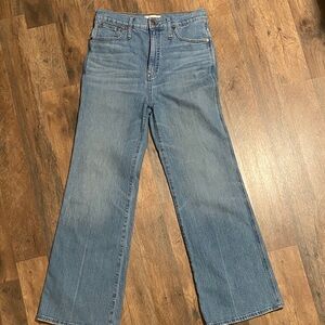 Madewell 11”High-rise Flare Jeans